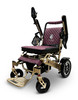 MAJESTIC IQ-7000 Auto Folding Remote Controlled Electric Wheelchair Bronze Frame Purple Textile