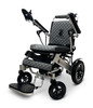 MAJESTIC IQ-8000 Remote Controlled Lightweight Electric Wheelchair Silver Frame Gray Textile