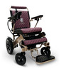 MAJESTIC IQ-8000 Remote Controlled Lightweight Electric Wheelchair Bronze Frame Purple Textile