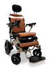 MAJESTIC IQ-9000 Auto Recline Remote Controlled Electric Wheelchair Bronze Frame Taba Textile