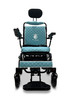 MAJESTIC IQ-9000 Auto Recline Remote Controlled Electric Wheelchair Black Frame Teal Textile