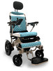 MAJESTIC IQ-9000 Auto Recline Remote Controlled Electric Wheelchair Bronze Frame Teal Textile
