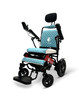 MAJESTIC IQ-9000 Auto Recline Remote Controlled Electric Wheelchair Black & Red Frame Teal Textile