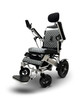 MAJESTIC IQ-9000 Auto Recline Remote Controlled Electric Wheelchair Silver Frame Gray Textile