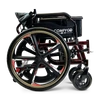 X-1 Lightweight Manual Wheelchair With Quick-Detach Wheels Folded Red