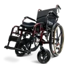 X-1 Lightweight Manual Wheelchair With Quick-Detach Wheels Left Red