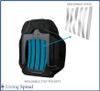 Comfort Embrace LTS Back Support by Comfort Company Product Feature Moldable Support Living Spinal