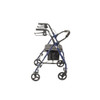 Knockdown Steel Rollator with 6" Wheels Blue Side