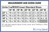 Comfort Unite 3 with ROHO Insert Back Support by Comfort Company Product Sizing Guide Living Spinal