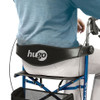 Hugo Sidekick Side-Folding Rolling Walker with a Seat Seat