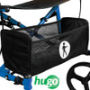 Hugo Sidekick Side-Folding Rolling Walker with a Seat Storage