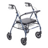 Go-Lite Bariatric Steel Rollator Blue Right