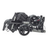 Compact Folding Rollator Folded Down