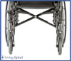 9000 SL Invacare Product Wheels Rearview Living Spinal