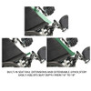 Viper Plus GT Wheelchair adjustable seat extensions