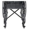 Silver Sport Full Reclining Wheelchair Folded Legrest