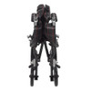 Fly-Lite Aluminum Transport Chair Folded Black Frame