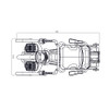 T4r-h Cross Trainer Dimensions