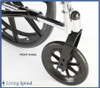 Tracer SX5 Manual Wheelchair Front Wheel Living Spinal