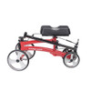 Nitro Glide Knee Walker Folded Red