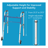 Carex Classics Dual Button Walker Adjustable Height