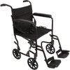 ProBasics Aluminum Transport Chair Black