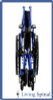 Invacare EasyGlides Manual Wheelchair When Folded Living Spinal