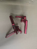 BOA Push-2-Lock Wheelchair Brakes Red