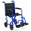 Invacare EasyGlide Transport Classic Blue Color Living Spinal