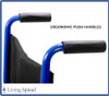 Invacare EasyGlide Transport Classic Ergonomic Push Handle Living Spinal