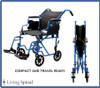 Invacare EasyGlide Flex Transport Compact Design Living Spinal