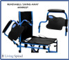Invacare EasyGlide Flex Transport Removable Arms Living Spinal
