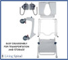 Aquatec Ocean Ergo Commode Chair Easy Disassembly