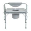 Deluxe Bariatric Drop-Arm Commode Fold