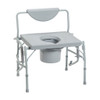 Deluxe Bariatric Drop-Arm Commode Drop Arm