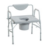 Deluxe Bariatric Drop-Arm Commode Right