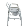 Drop Arm Steel Commode Side
