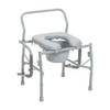 Drop Arm Steel Commode Easy Release Drop-Arm