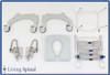 Invacare Ocean Ergo Dual VIP Product Disassembled Parts Living Spinal
