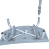 Deluxe Aluminum Shower Bench without Back Tool-Free Assembly