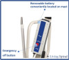 Invacare Reliant 600 Battery and Emergency Stop Button Living Spinal