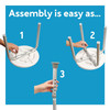 Drive Medical Carex Compact Shower Stool Easy Assembly