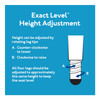 Carex Universal Bath Seat without Back Height Adjustment Guide