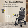 Easwe B10 Foldable Electric Wheelchair Charging