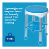 Carex EZ Shower Swivel Stool Lightweight