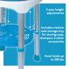 Carex EZ Shower Swivel Stool Height Adjustable
