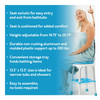 Carex EZ Shower Swivel Stool Features