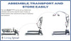 Invacare Birdie Evo XPLUS Patient Lift Product Folding for Storage Living Spinal