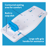 Carex Portable Shower Bench Contoured Seating