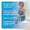 Carex Portable Shower Bench Features